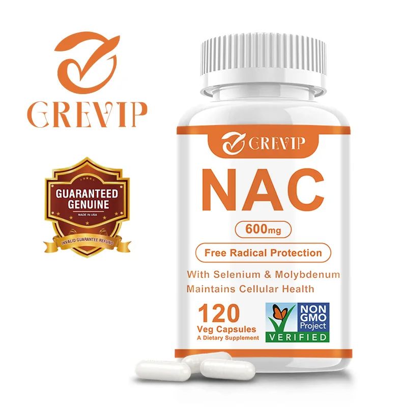 NAC (N-Acetyl Cysteine) 600 Mg - Protects Against Free Radicals and Maintains Cellular Health