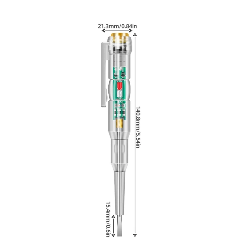 Rilevatore di tensione elettrico sonda a induzione penna Test 70-250V elettrico LED Light Tester penna Tester di tensione cacciavite