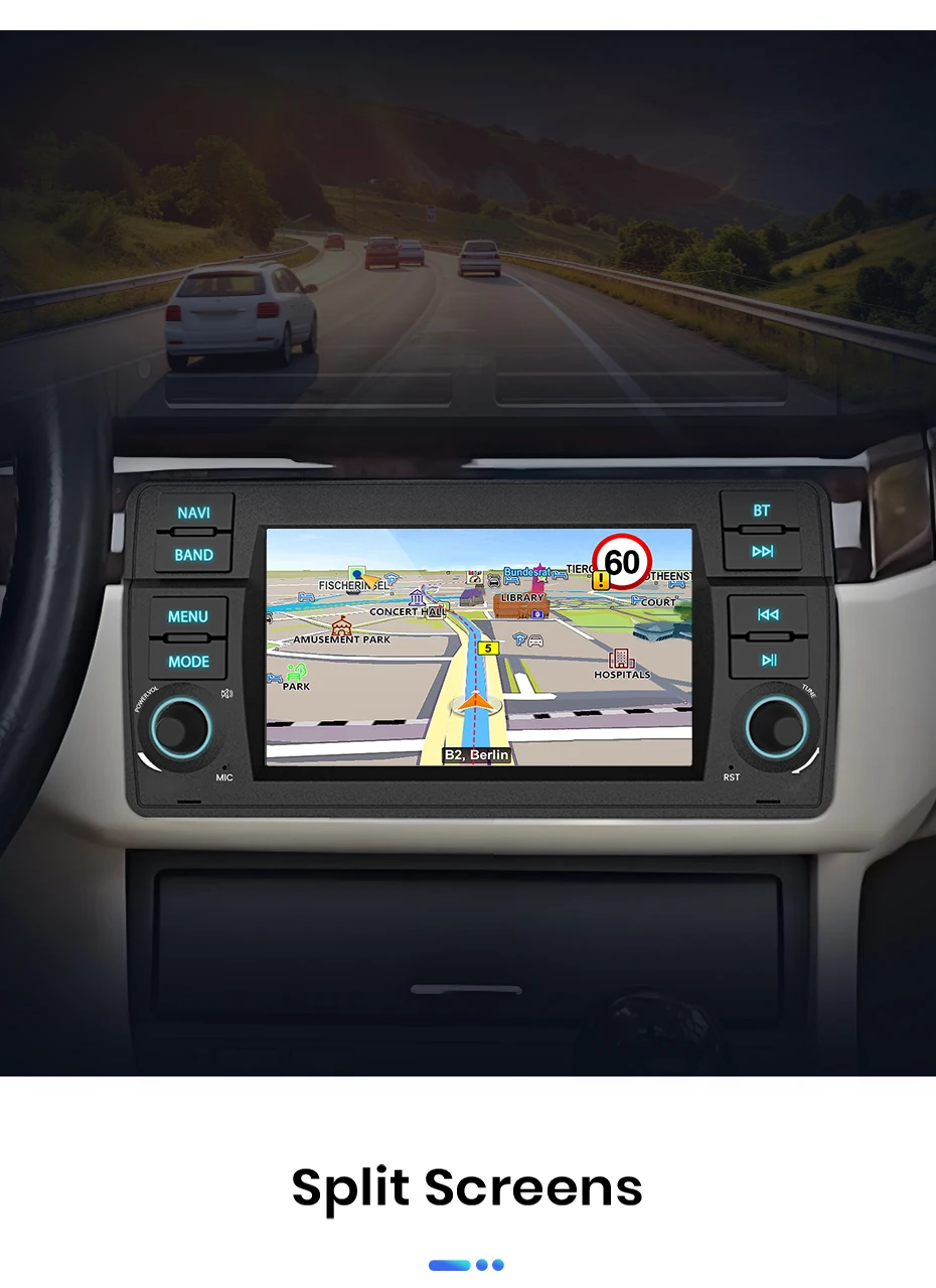 Junsun 7" 10,26" Kabelloses CarPlay Android Auto Autoradio für BMW E46 M3 318 320 325 330 335 Multimedia Kabelloses Apple CarPlay Smart Intelligentes System IPS Touchscreen Stereo Videoplayer 2 Din Autoradio Haupteinheit Navigation BT GPS 4G FM DSP RDS SWC – Detail 21