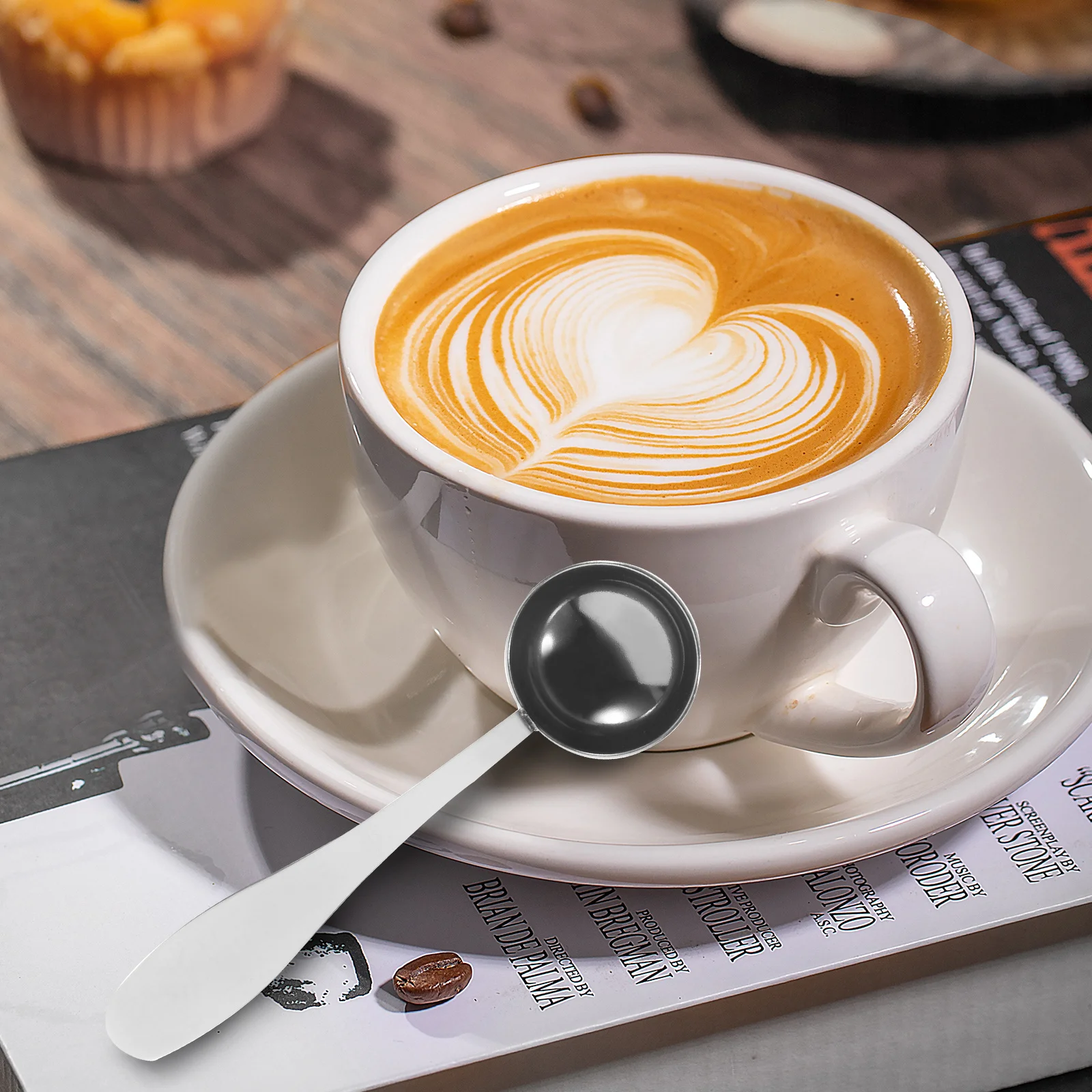 

Teaspoon Measuring Spoons Stainless Steel Tablespoon Scoop for Coffee Tea Baking Salt Milk Powder Metal Kitchen Gadget Tool