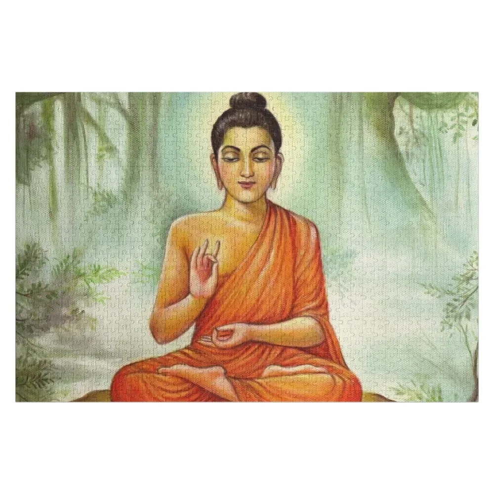 

Meditating Buddha painting Jigsaw Puzzle Works Of Art Jigsaw Pieces Adults Personalized Gifts Puzzle