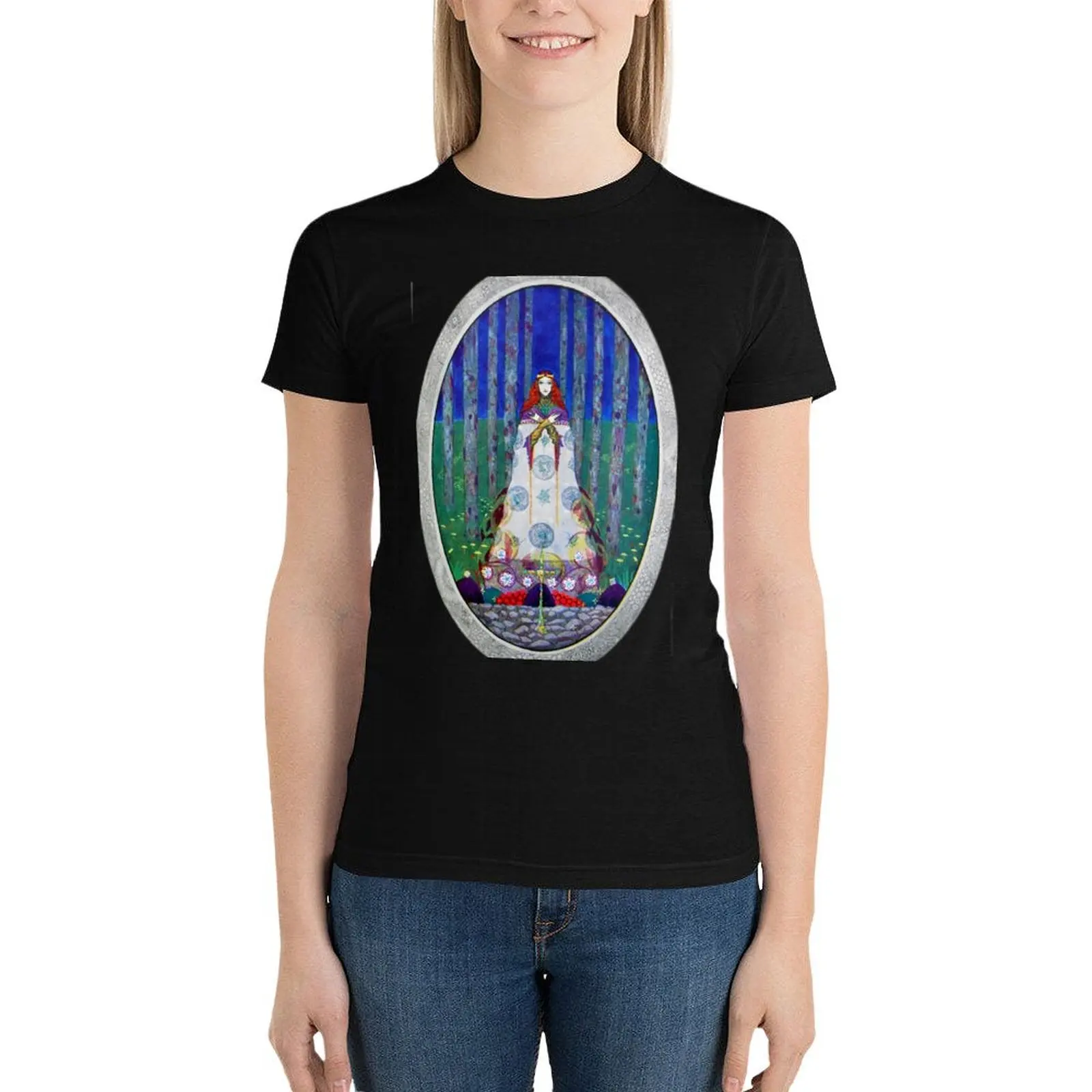 The Marsh King's Daughter - Harry Clarke T-Shirt graphics tops oversized cute clothes designer clothes Women luxury
