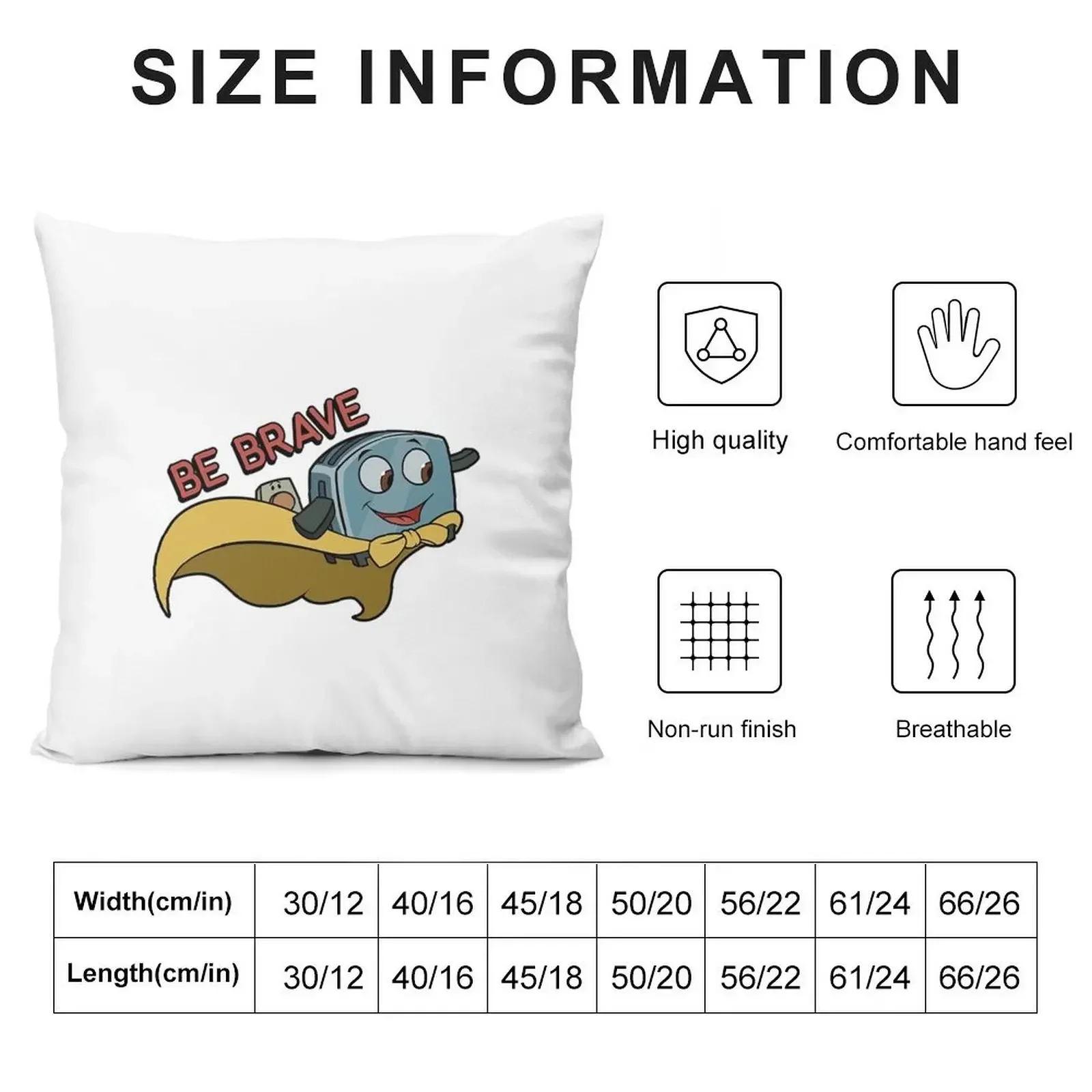 Brave Little Toaster T-ShirtBe Brave Little Toaster Throw Pillow Decorative Pillow Covers For Sofa Anime pillow