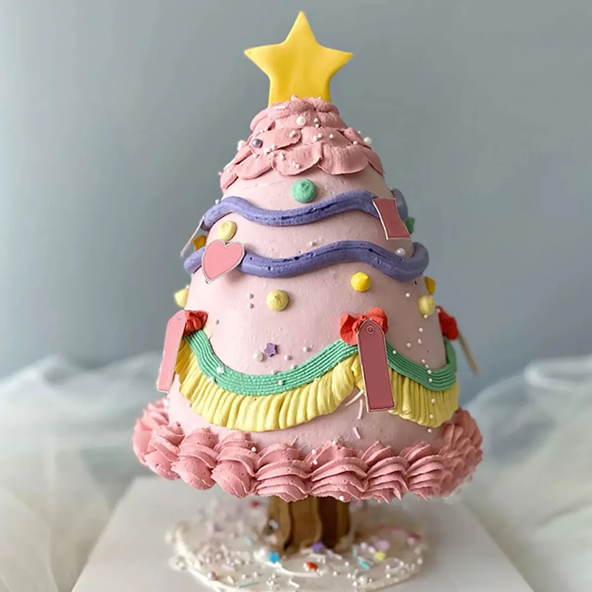 

Transparent Piling Stands Creative Shape Base Stands Household Baking Tools Making Supplies Tree Cake Props Convenient