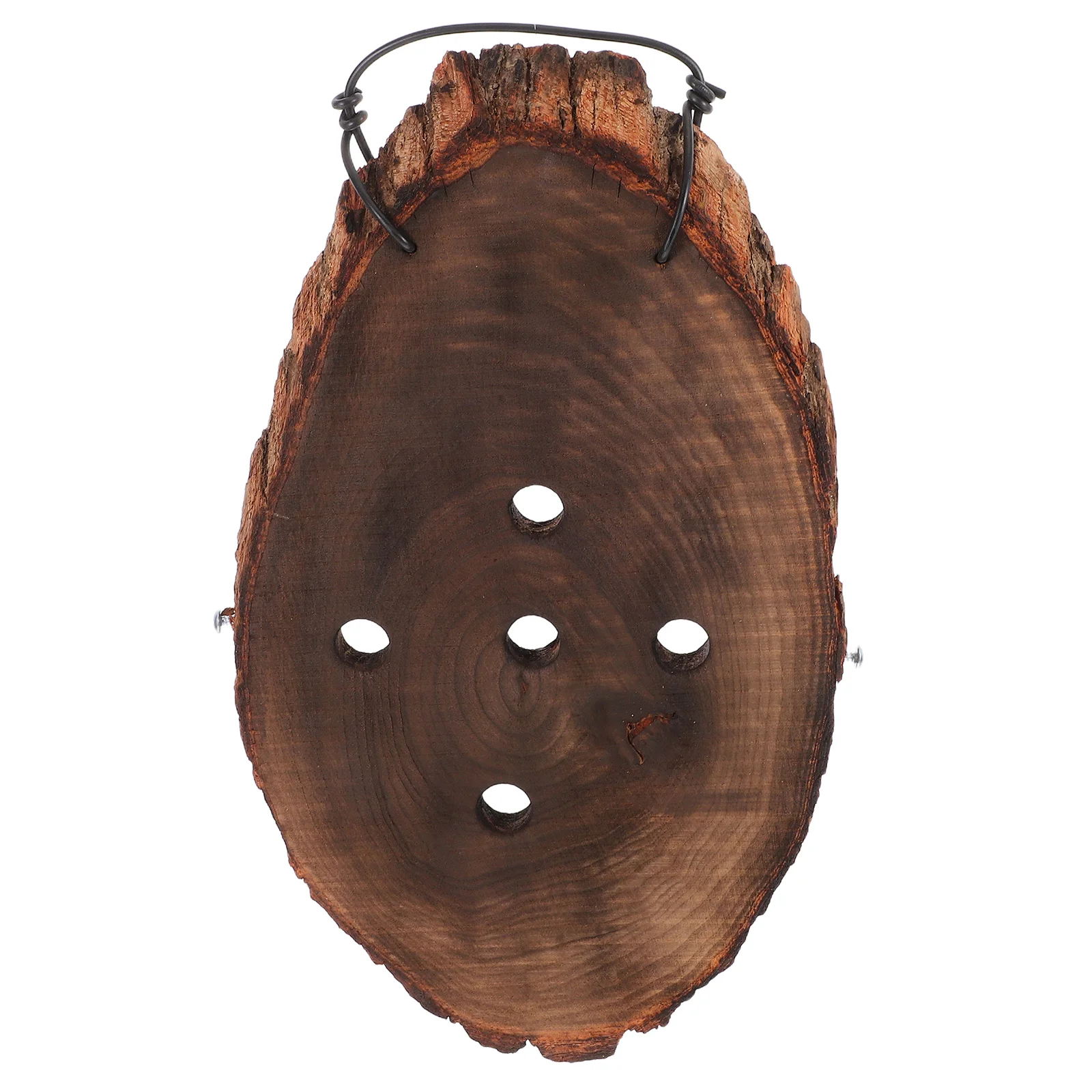 

Solid Wood Planting Board Mounted Vertical Planter for Orchids Ferns Wall Hanging Succulent Planter Rustic Charm Air Purifying