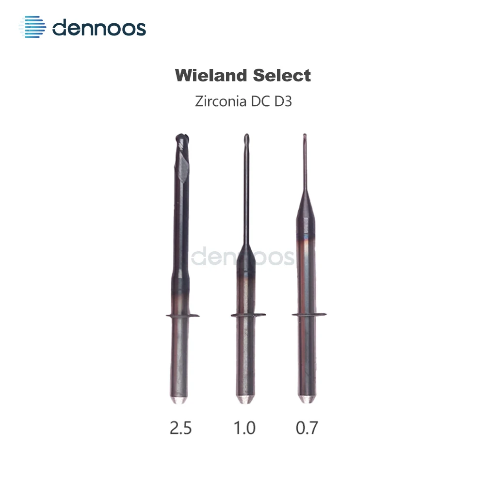 Dental-Zirkonoxid-Fräser D3/D4 mit DC-Beschichtung für alle Marken wie Amann/Sirona/ARUM/UP3D/Zirkonzahn/Roland/Yureca – Detail 5