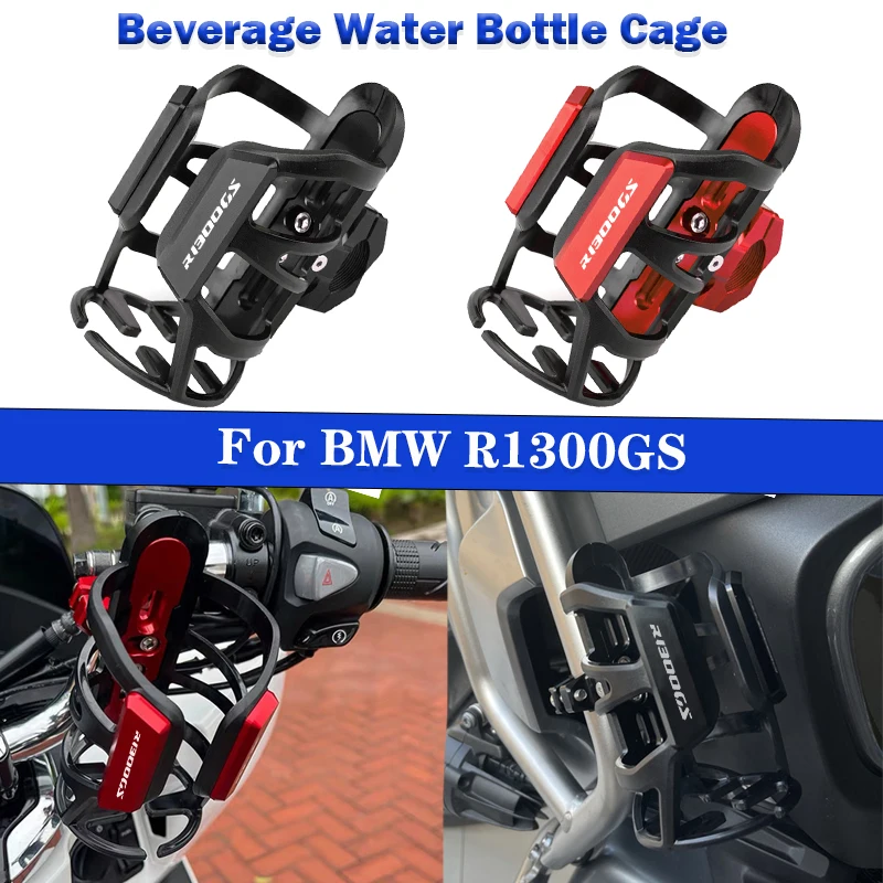 Motorbike Beverage Water Bottle Cage Drink Cup Holder Stand Mount Accessories For BMW R1300GS R1300 GS R 1300GS r1300gs r1300 gs