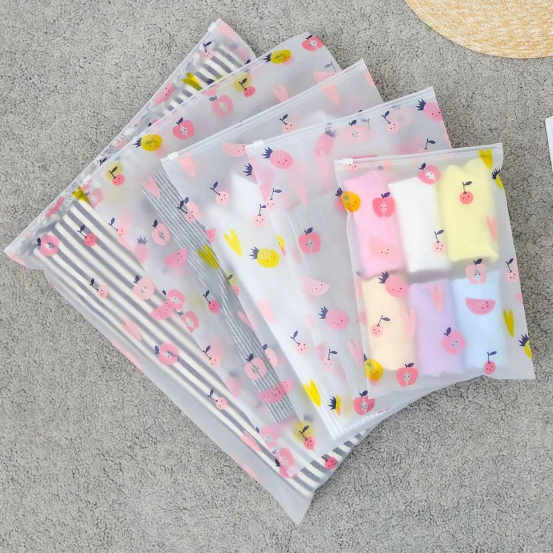 1PCS Transparent Underwear Makeup Storage Bag Pouch  Travel Storage Bag Shoe Clothes Organzier Kit PVC Suitcase Organzier Bags