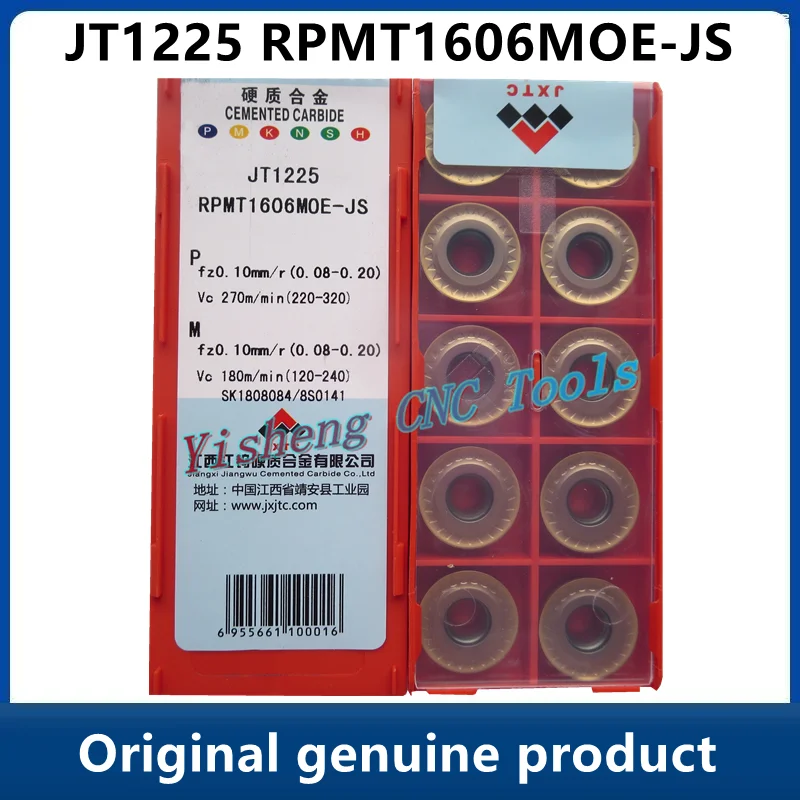 

JXTC Cutting Tools JT1225 RPMT1606MOE-JS