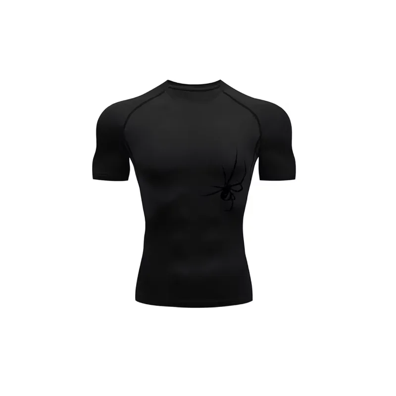 Födémgerenda Porhanyós Ingujj Póló Csorgás Ing men's tömörítés sportswear Lélegezhető bodybuilding felső Álmatlanul Fitnesz Öltözés 4xl