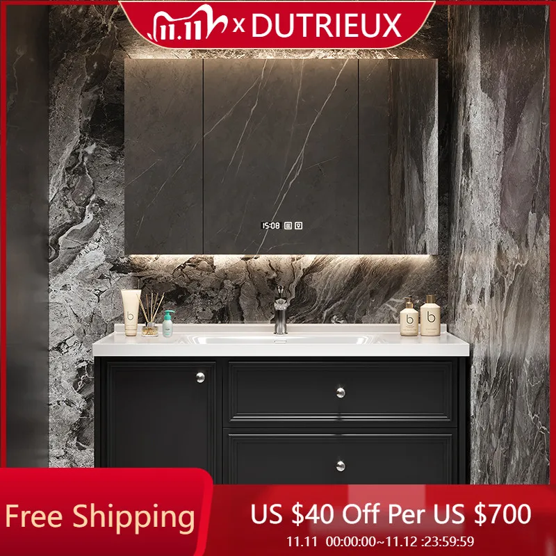 

Desgin Quality Cupboard Wooden Partitions Noridc Closet Mirror Simple Cupboard Black Modern Organizer Gabinete Trendy Furniture