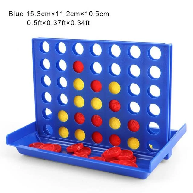 Foldable Connect 4 In A Line Board Game Children\'s Educational Toys Kids Children Line Up Row Board Puzzle Toys Party Bingo Game