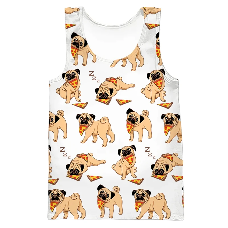 

Fashion Men's Tank Top Funny Animal Dogs 3D Printed Vest Casual Sportswewar Gym Tops Funny Streetwear Sleeveless Male Clothing