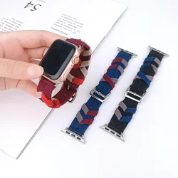 Ultra2 49MM Logo Bridon Single Tour Strap For Apple Watch  SE 6 7 8 10 46mm Series 9 45mm 41mm 44mm 40 42mm Nylon Sport Bracelet