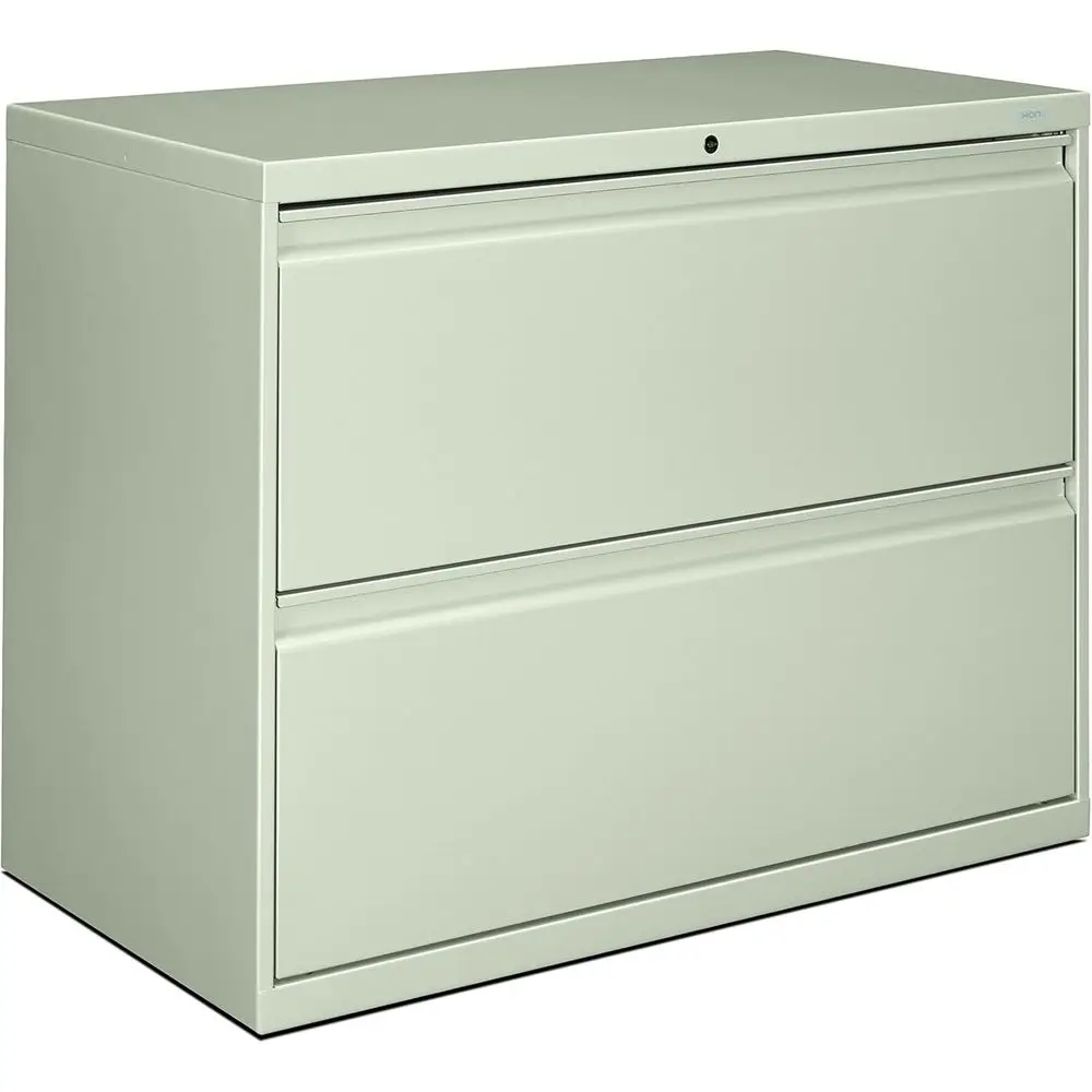 882LQ Serie 800, 36 pulgadas por 19-1/4 pulgadas, 2 compartimentos laterales, gris claro