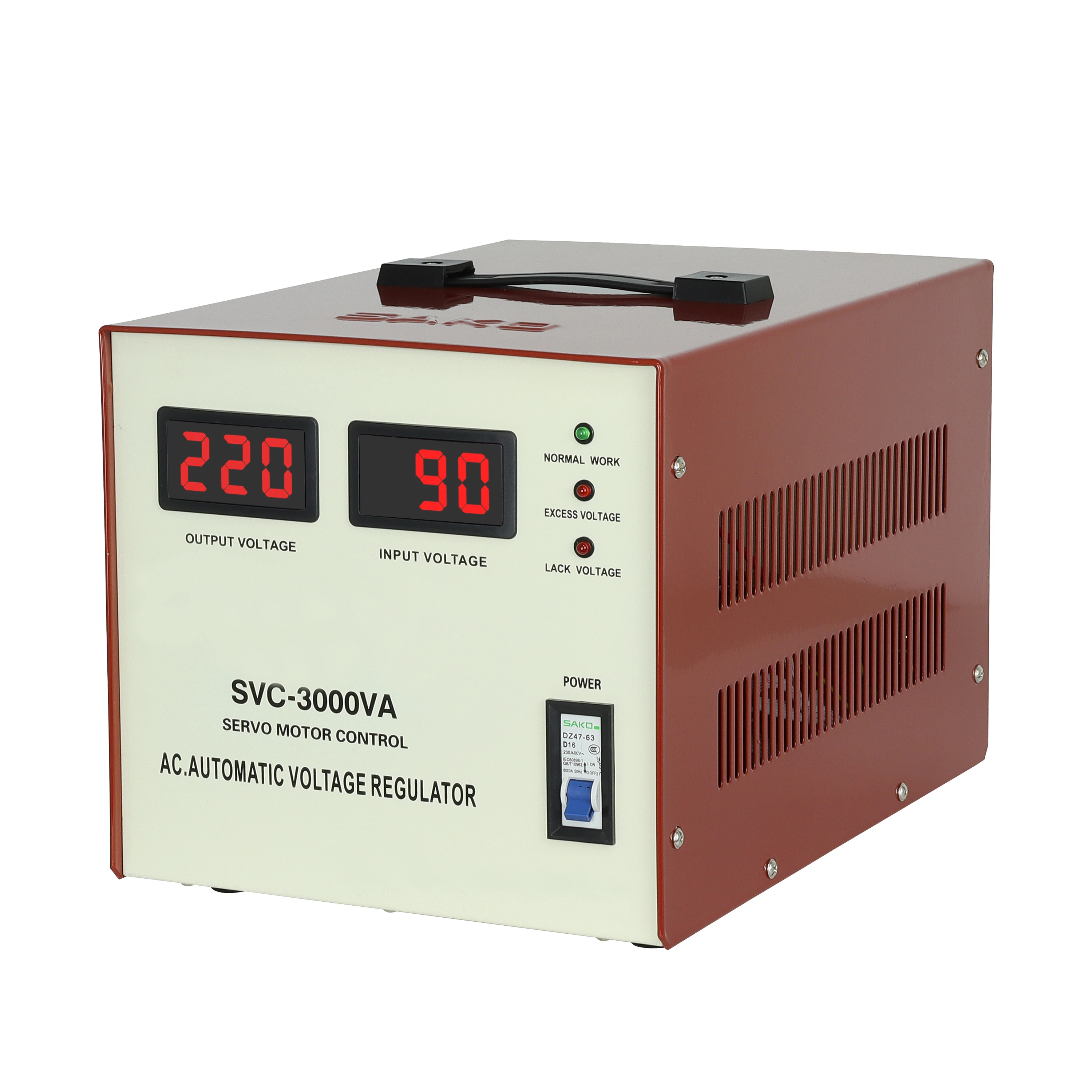 

5KVA 5000W Single Phase 1P 220v Stabilizer Voltage Regulator