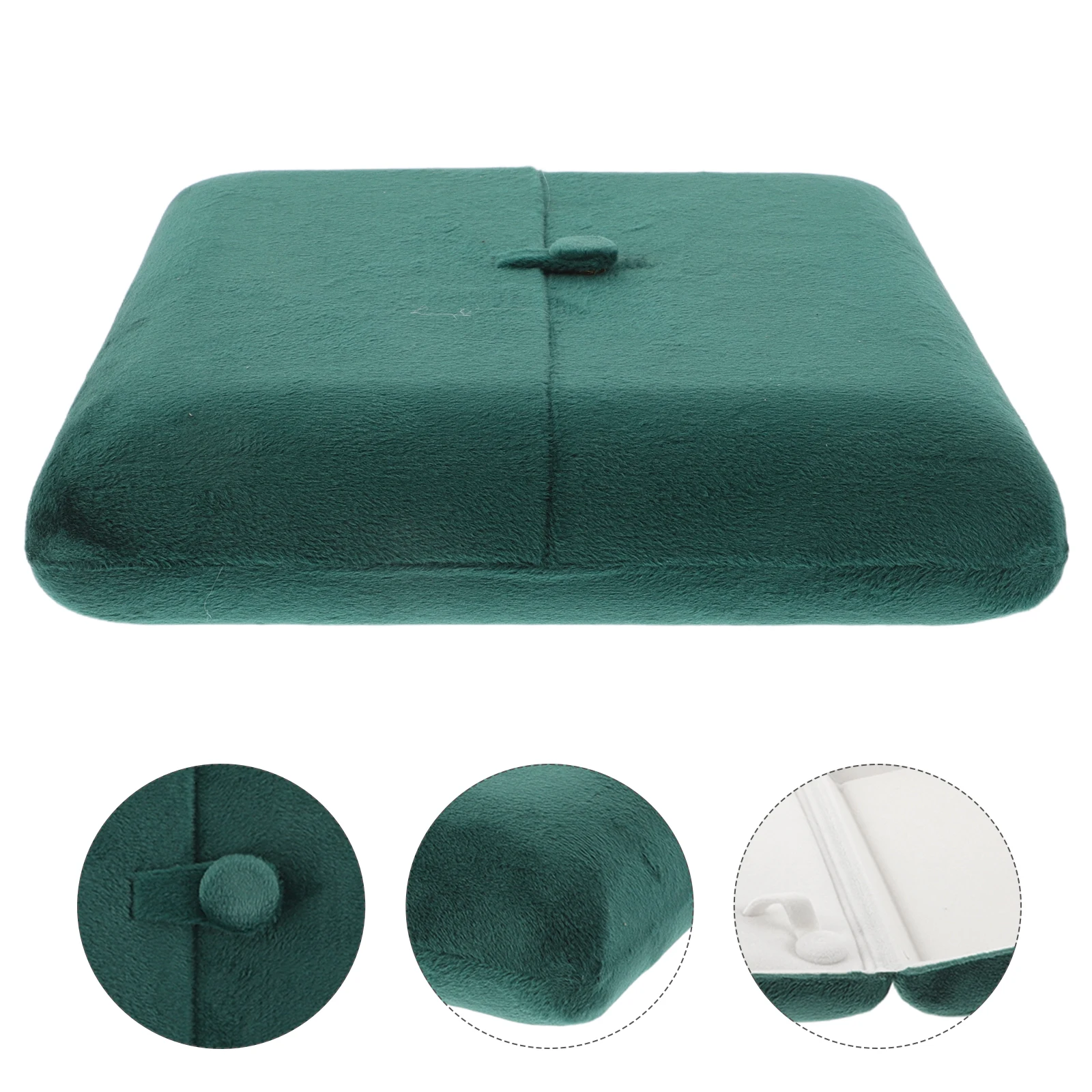 

Soft Lint Double-Opening Jewelry Box For Rings Necklace Storage Portable Earrings Organizer Wedding Keepsake Trinket Box Vintage