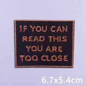 פאנק מצחיק תיקון ברזל על טלאים לבגדים טלאים תרמו-דבקיים על בגדי היפי רוק אופנוען רקמת תיקון תפירת תיקון 10 best sales לתפור על טלאי - №1