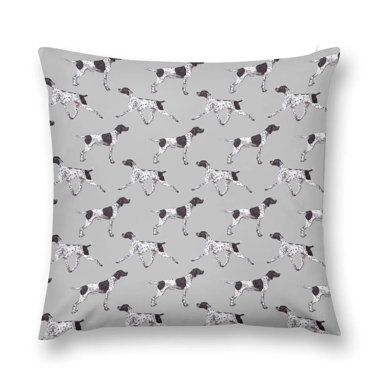 English Pointer Repeat Pattern Throw Pillow Elastic Cover For Sofa Sofa Cushions pillow