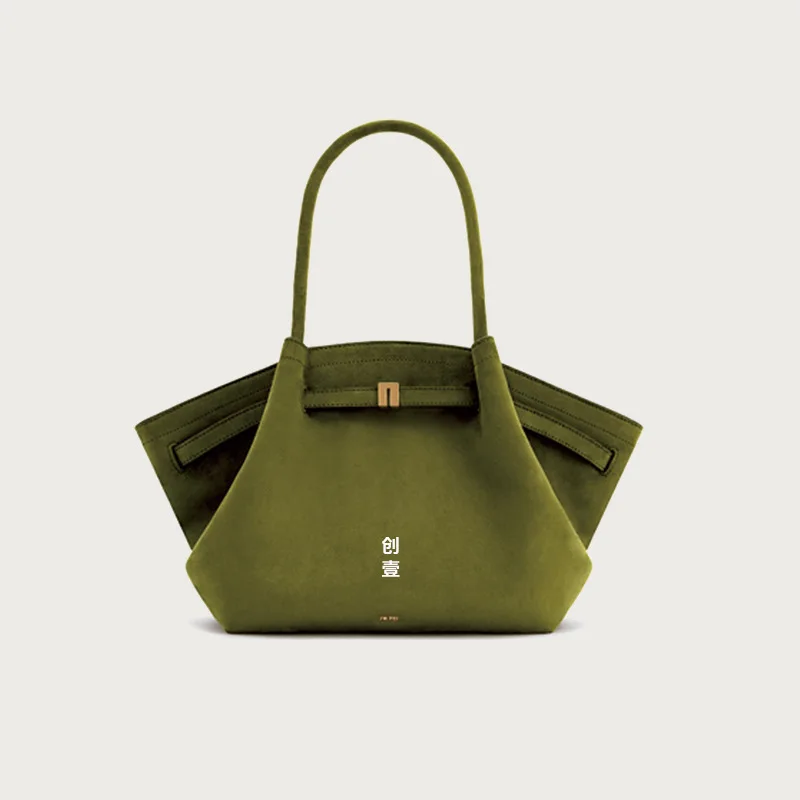 Autumn and Winter Deerskin Velvet Underarm Bag Women\'s Large Capacity Vintage Tote Bag Fashion All-Matching Female Commuter