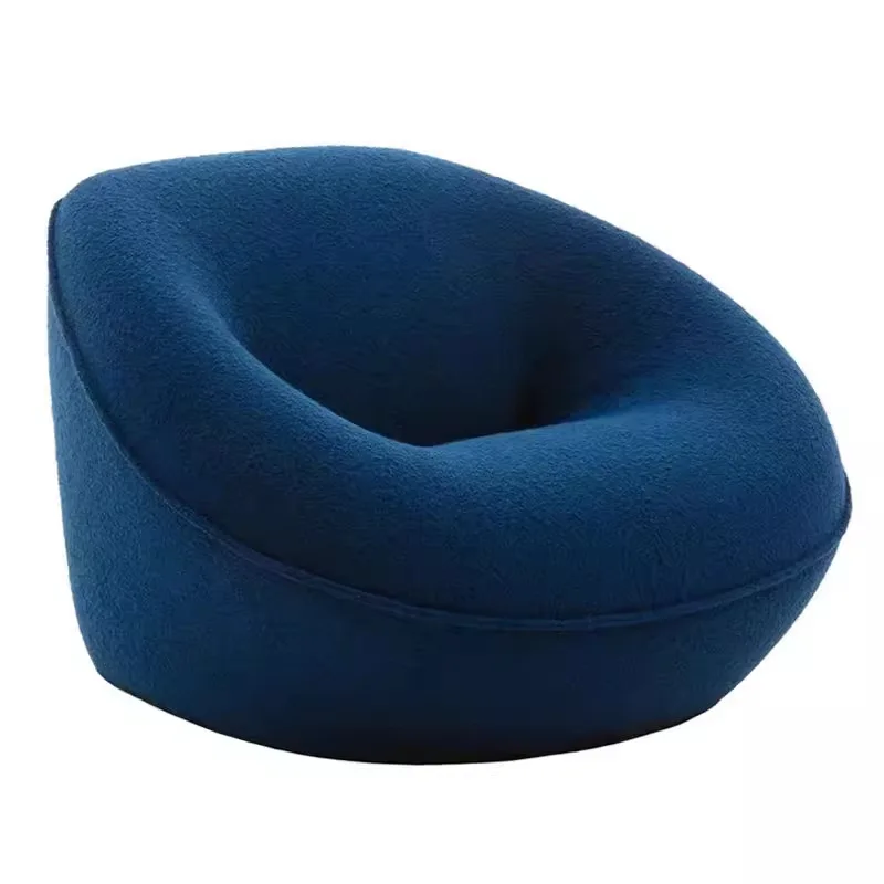 

Single sofa chair, cream style fabric sofa, home living room, study, lounge chair, Totlo Internet celebrity hotel sofa