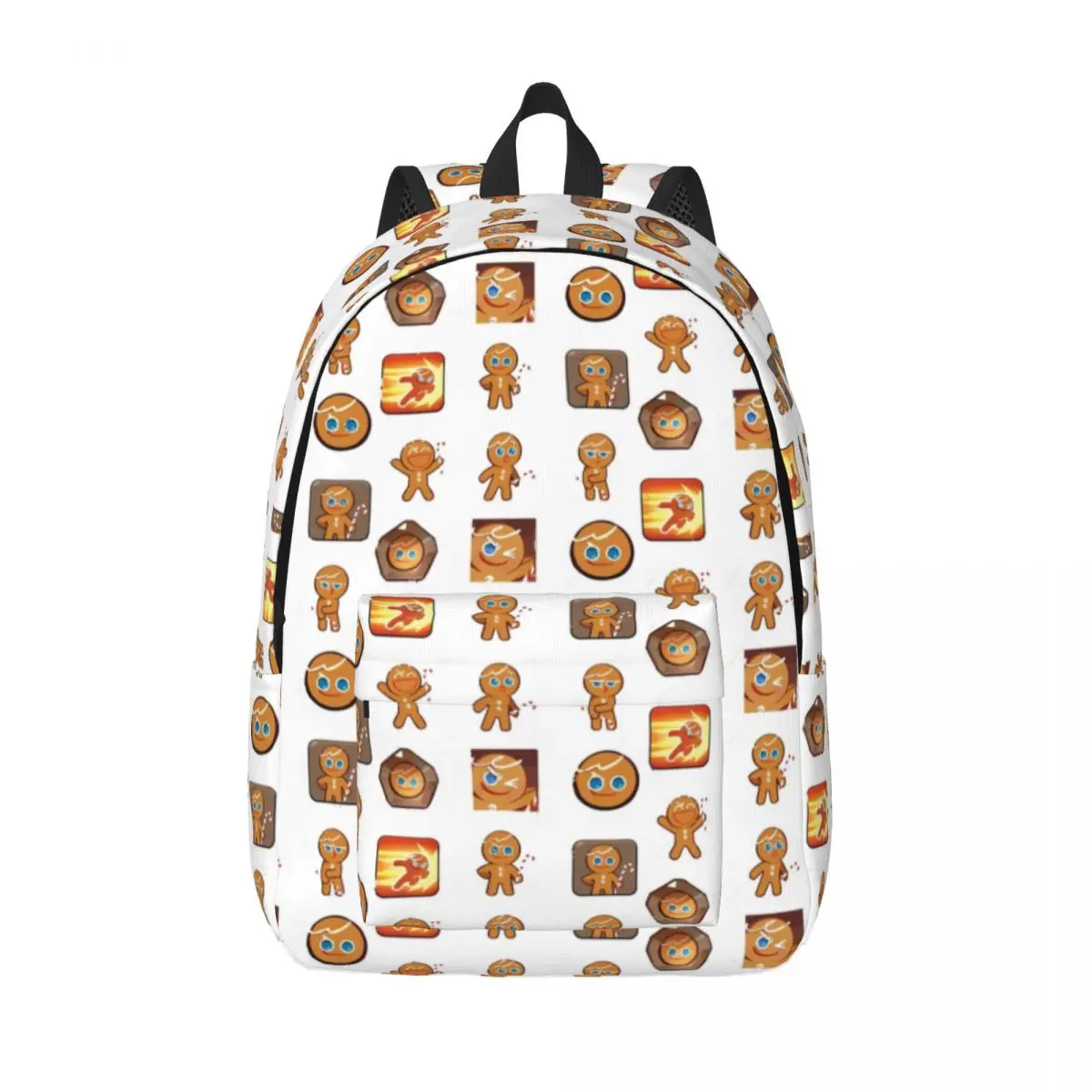 

Gngerbrave Cookie Run Kingdom Sticker Pack Fashion Backpack Sports Student Hiking Travel Daypack Men Women College Shoulder Bag