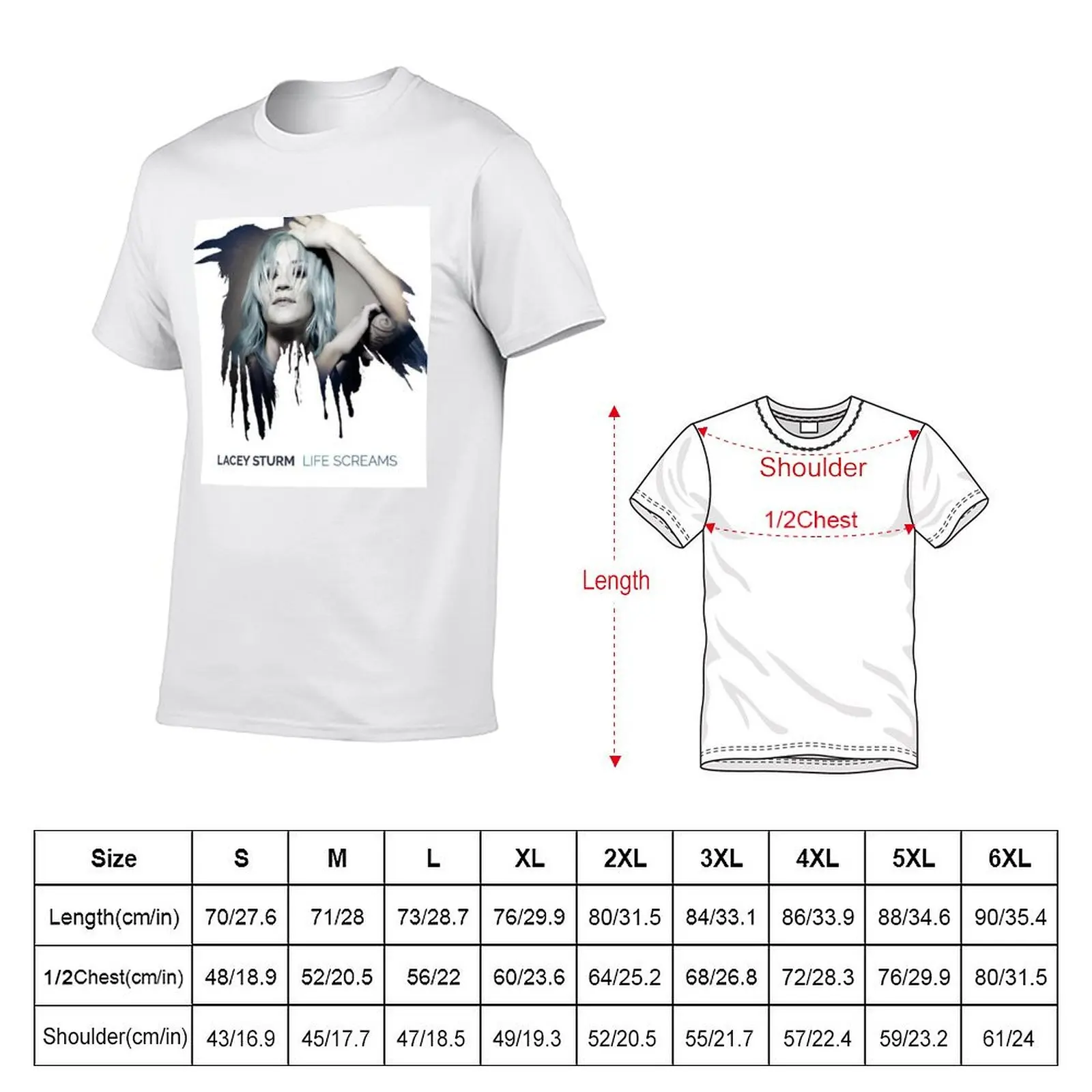 Camiseta Life ScreamOf Lacey Sturm, camiseta para hombre, camiseta de algodón de alta calidad para hombre, camiseta de diseñador