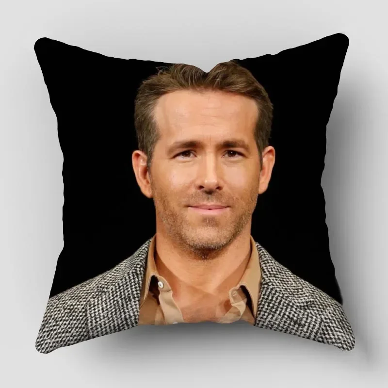 Ryan Reynolds Pillowcase Polyester Fabric Throw Pillows Sofa Home Decoration Accessories Pillow Cover 10.16WJY