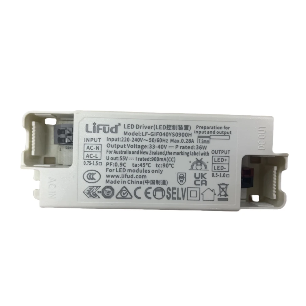 Lifud LED Driver 23-38W 900mA LF-GIR040YM0900H LED Voeding Paneel/Down/Track Light LED Armatuur Driver GIF040YS0900H