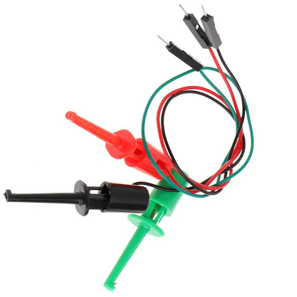 

With Male Head Line Hook Test Clip 3pcs Metal And Plastic Repair Tool Test Hook Transistor Tester New Practical