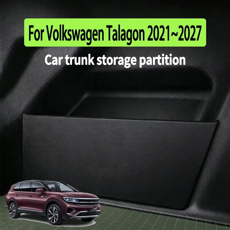 For Volkswagen Talagon 2021~2027 Car Trunk Storage Partition Multifunction Storage Box Thicken Trunk Partition Auto Part