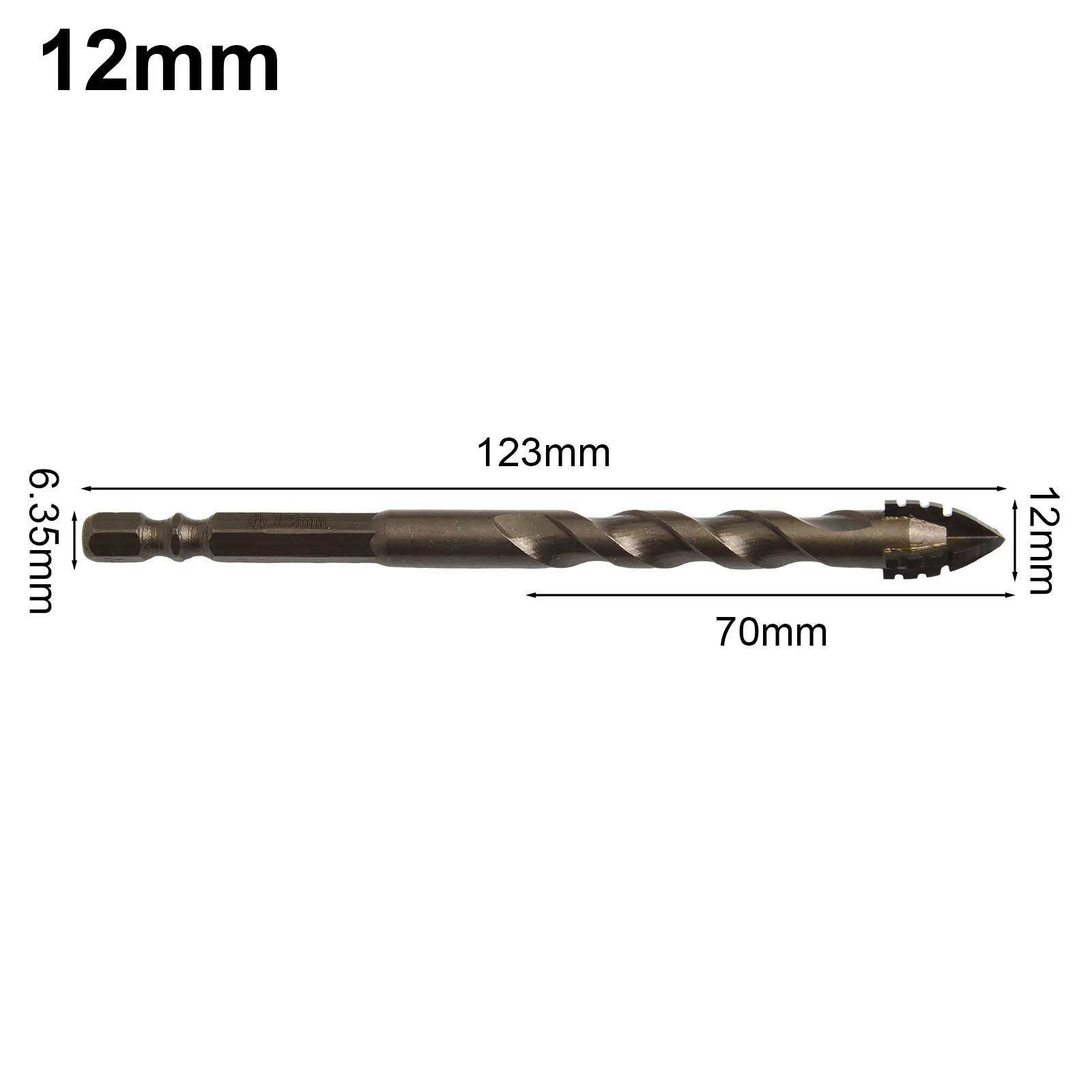 DIY Projects Eccentric Drill Bit Spiral Drill Bit Efficient Hole Making High-Speed Rotation Precision Drilling Tool
