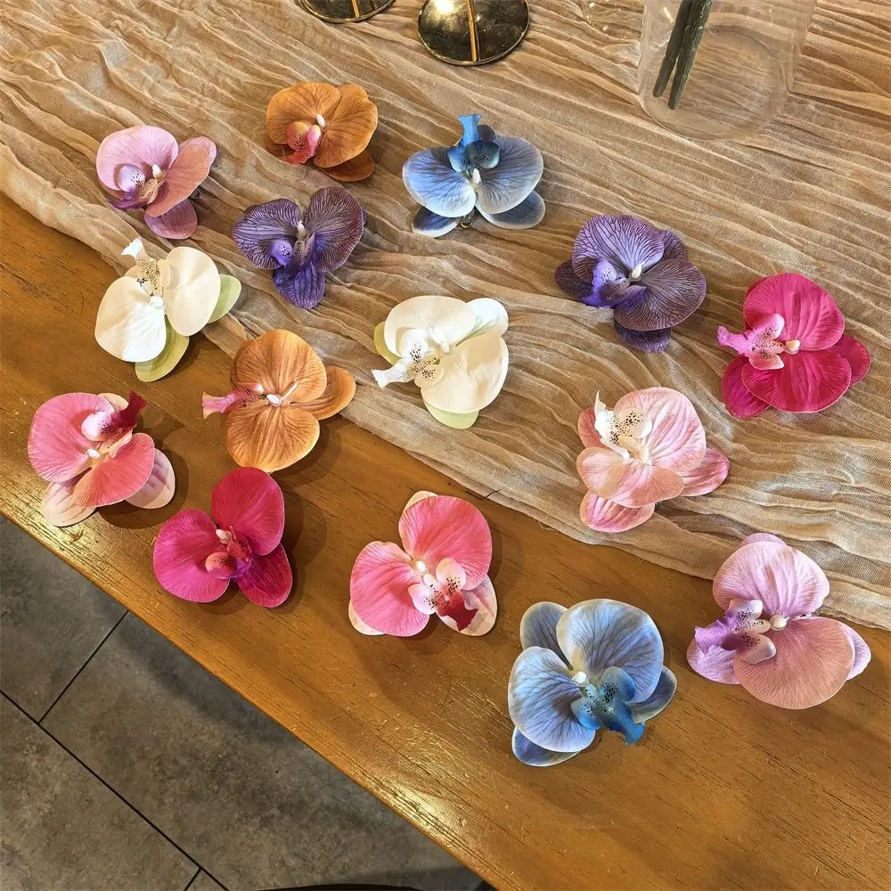 Сандалии, украшения, аксессуары для обуви с цветами, стиль отпуска, съемная обувь с бабочкой и орхидеей, подвески, аксессуары для обуви