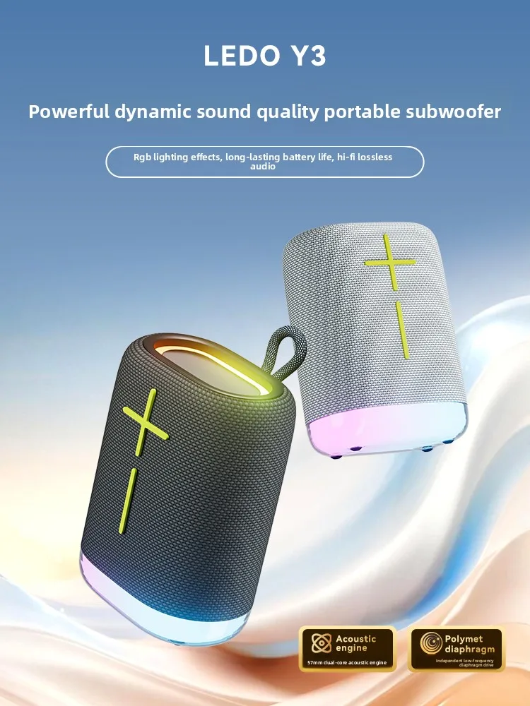 

Bluetooth Speaker Wireless Player High Sound Quality Large Volume Mini Portable Subwoofer 2025 New Model