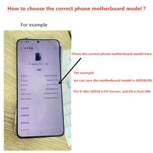 Vollständig getestet für Samsung Galaxy S20 Fe 4G G780F Züchtung Motherboard S20FE 5G G781B G781B Logikplatte mit vollem Chips Mainboard 8 Hauptverkäufe Samsung Plate - №7
