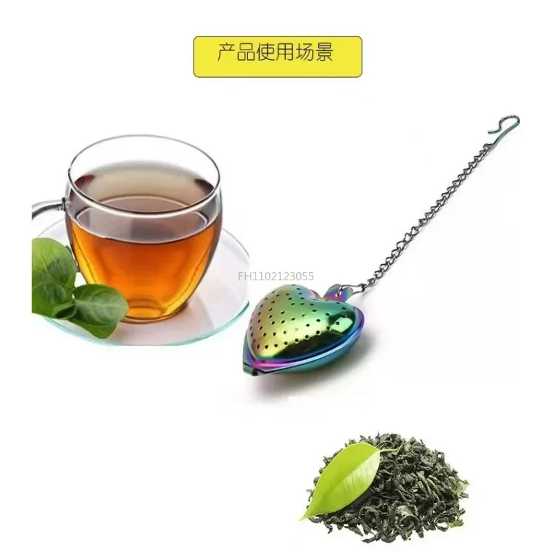 

Heart Shaped Tea Strainer Fine Mesh Filter Stainless Steel Tea Infusers Strainer Tea Maker Kitchen Accessories Teteras Infusoras