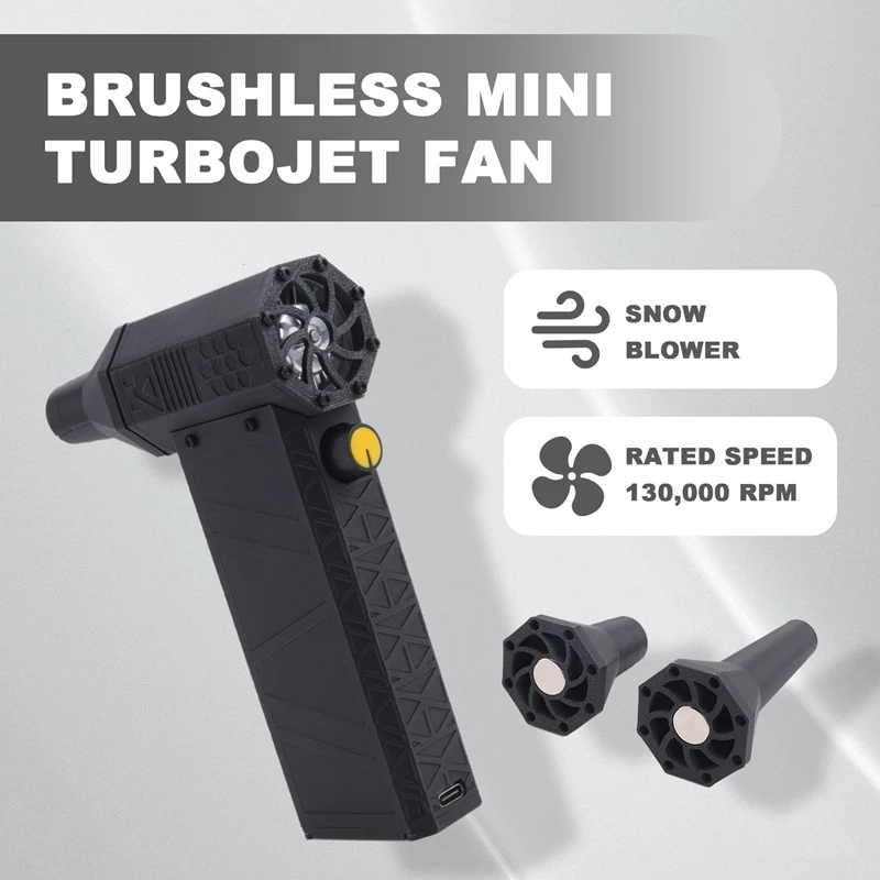 AA81-JC29-2 Jetfan Violent Fan Turbine Handheld 130.000 U/min Hochgeschwindigkeits-Autowasch- und Schneeblasen-Staubentferner