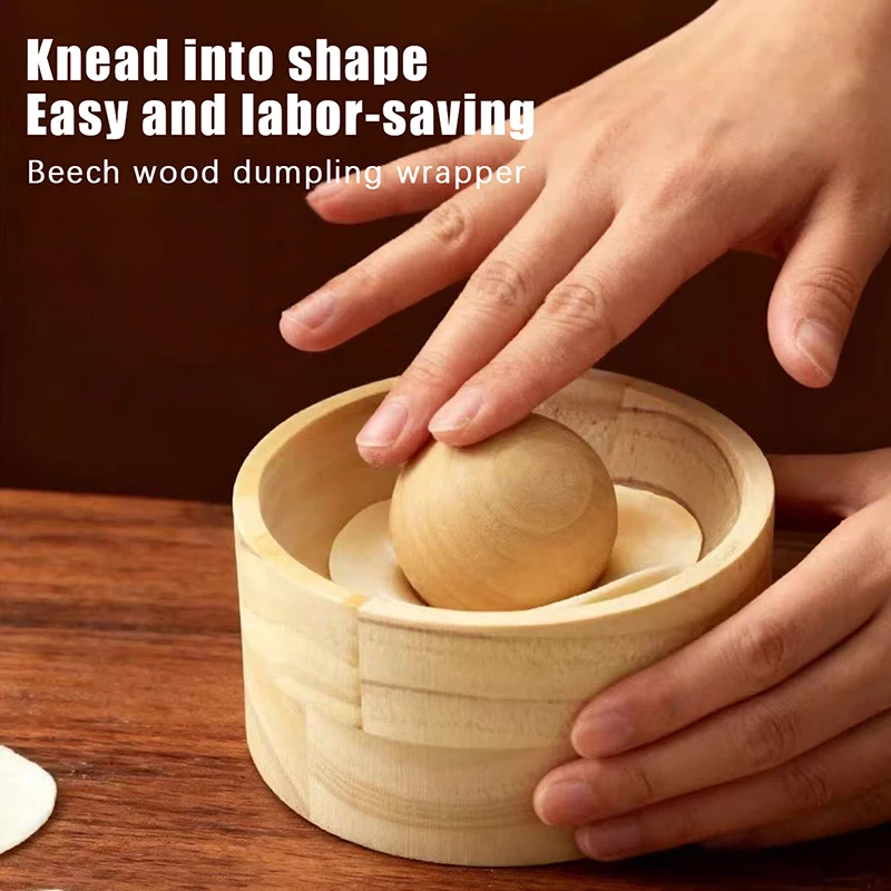 DIY Dumpling Skin Mold, Reusable Non-Stick Roller, Round Shaped Pastry Tool Maker