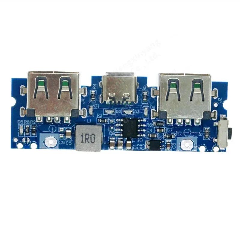 1PCS-20PCS Micro/Type-C USB 5V 2.4A Dual USB 18650 Boost Battery Charger Board Mobile Power Bank Accessories For Phone DIY