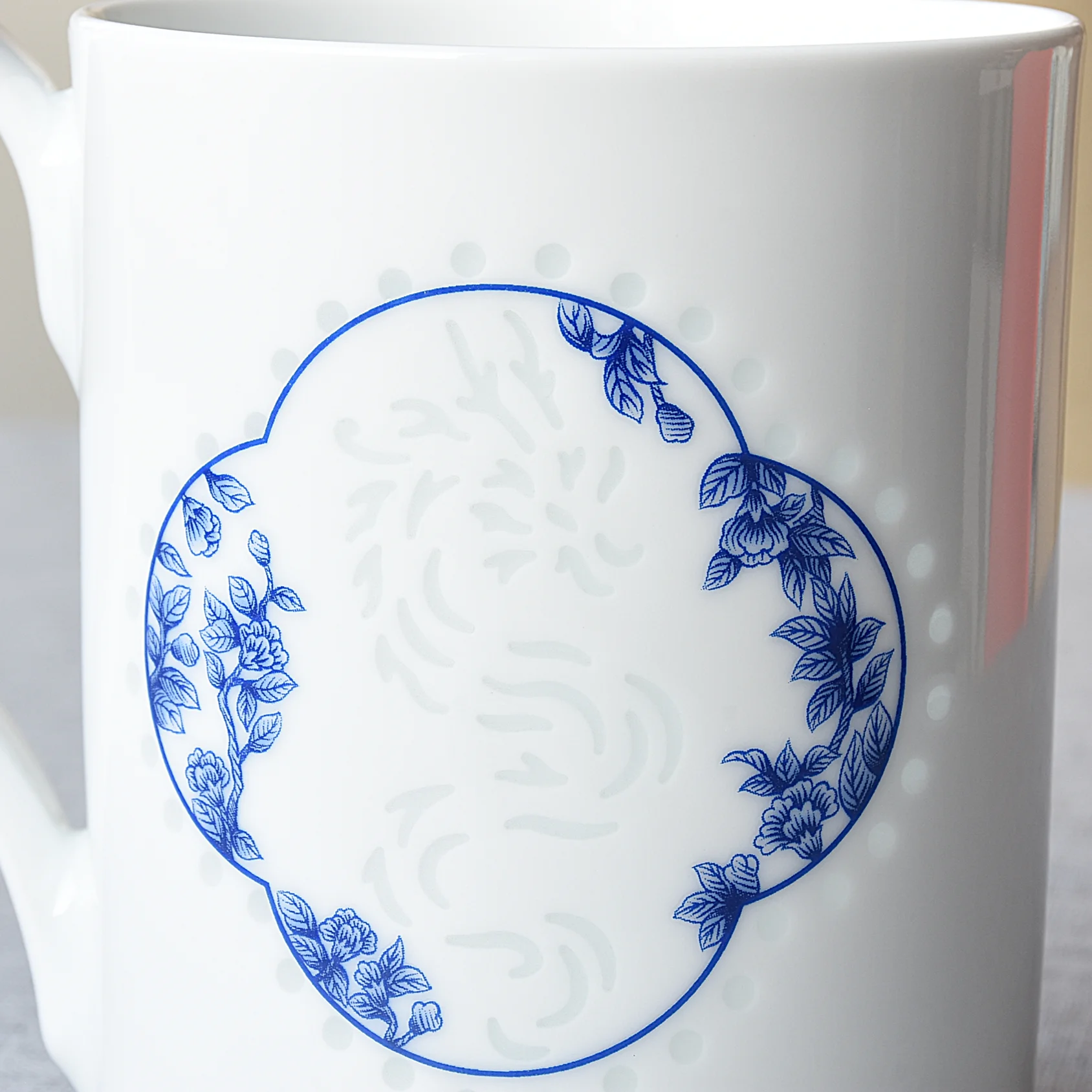 LIANHUA POTTERY Linglong Porcelain Mug 350ml Handcrafted Blue & White Chinese Zodiac Loong Mug Anniversary and Birthday Gift - Image 5