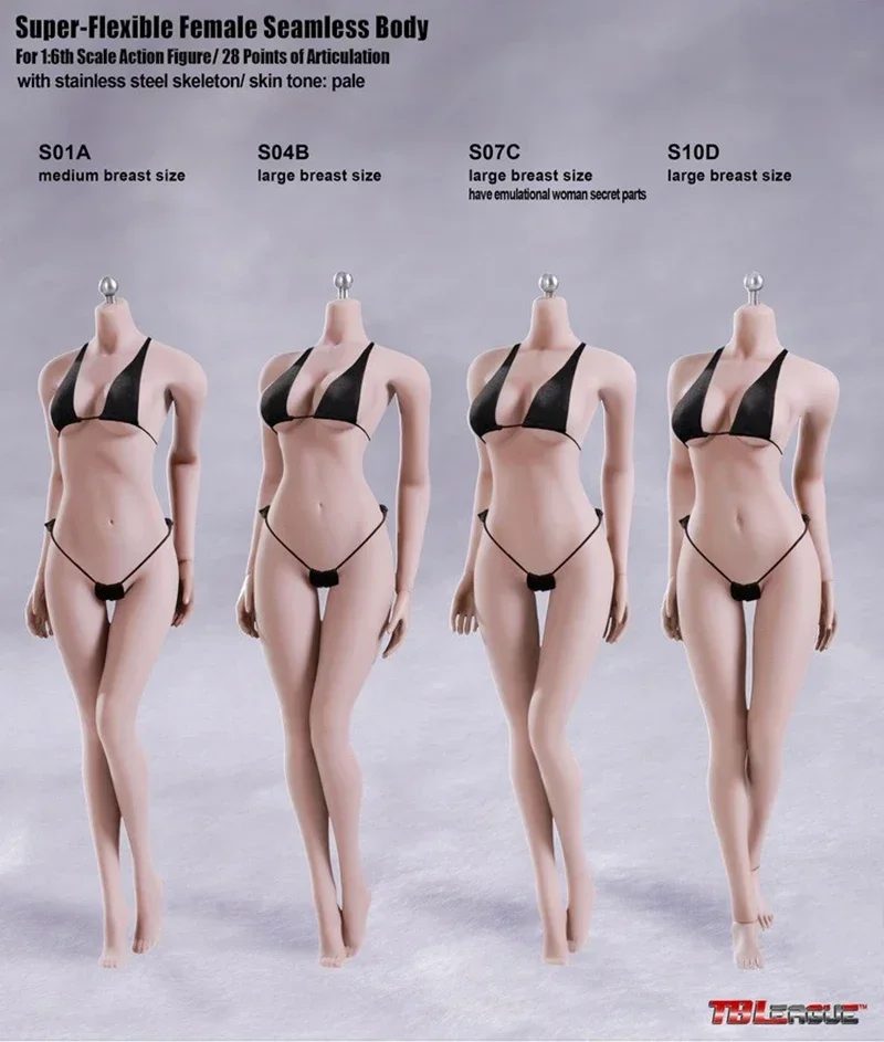 Tbleague S10D S12D S18A S19B S21A S22B S34A S35A S42A S43A S46A S47A S51A Phicen 1/6 Female Seamless Action Figure Doll 12