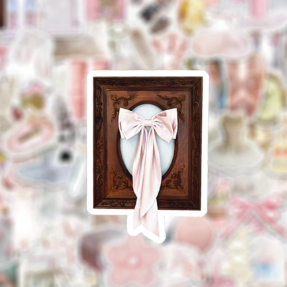 10/30/50/100pcs Kawaii Pink Ballet Girls Cartoon Stickers Cute Ins Style Aesthetic Sticker DIY Suitcase Phone Guitar Decals Pack