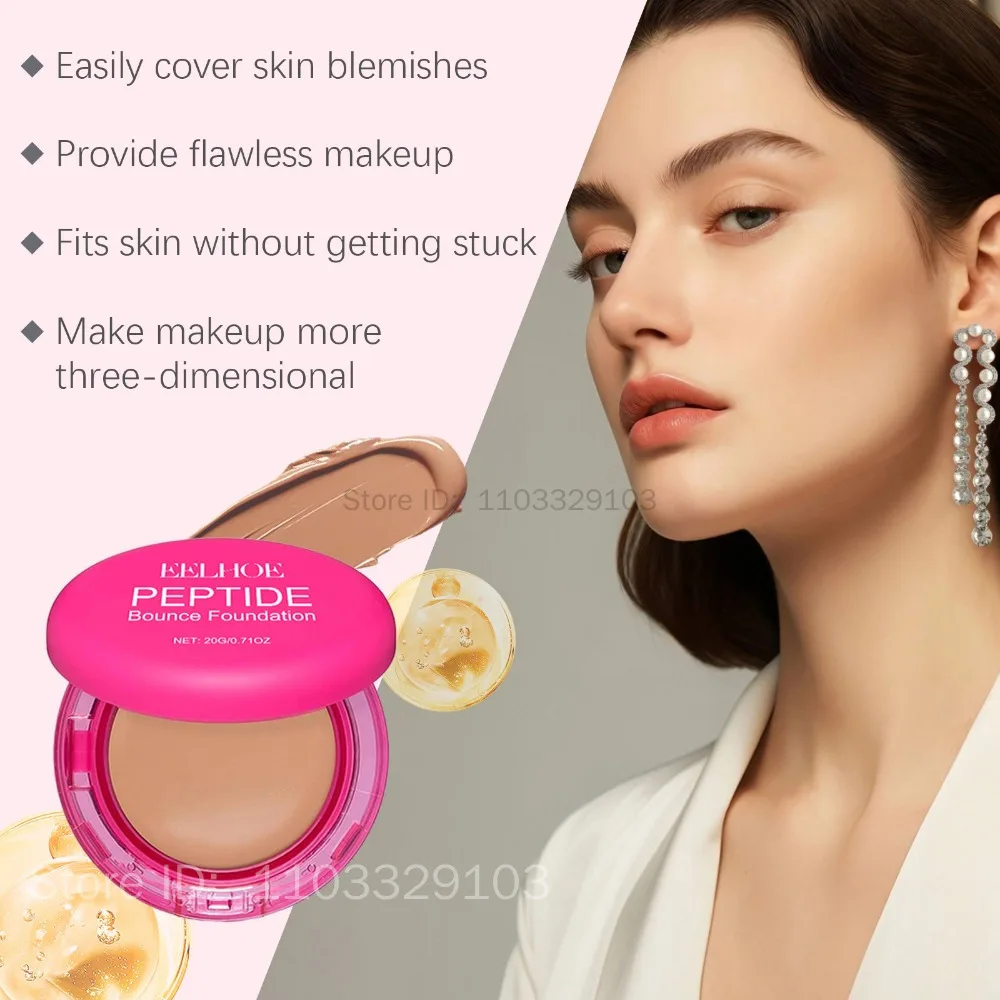 EELHOE-Base hidratante resistente al agua, crema con cojín de aire, luz Natural transparente, ilumina el tono de la piel, maquillaje Base de alta cobertura