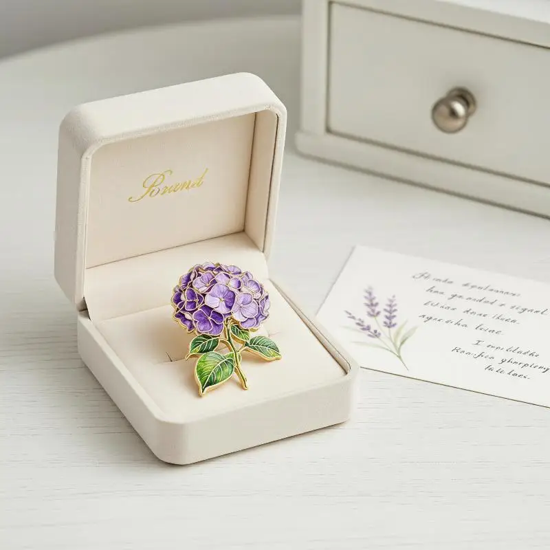 1/4Pcs Assorted Elegant Botanical Enamel Flower Pins Plant Lapel Brooches for School Uniform Decor Students Birthday Gift