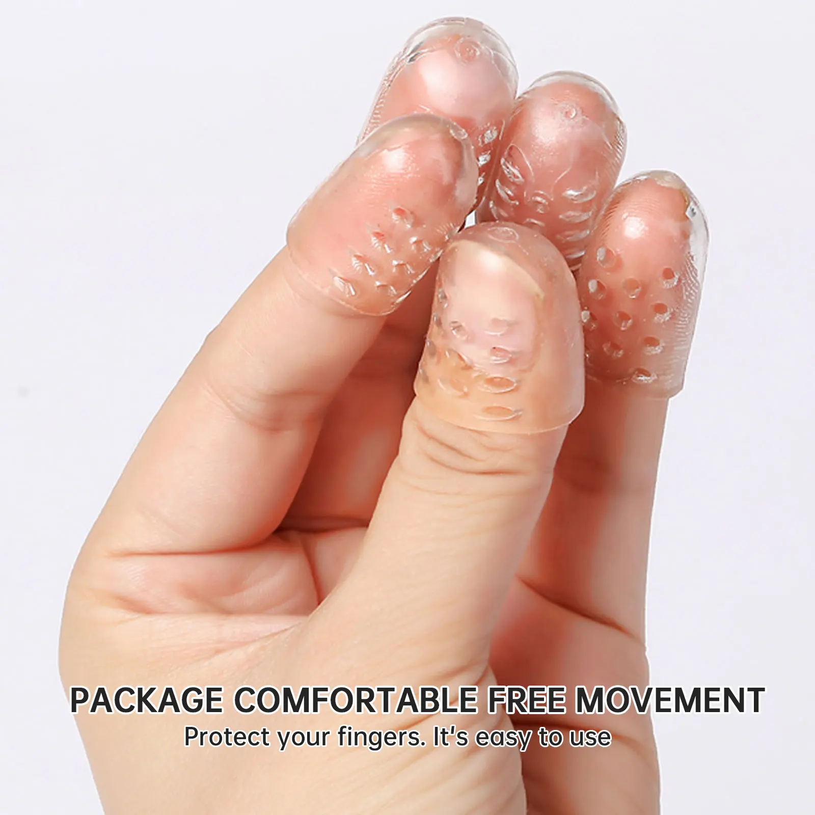 Embouts de silicona elásticos, Protector de dedos transpirable antifricción, previene ampollas, cubierta para dedos, Protector de tubo para el dedo del pie, cuidado de los pies