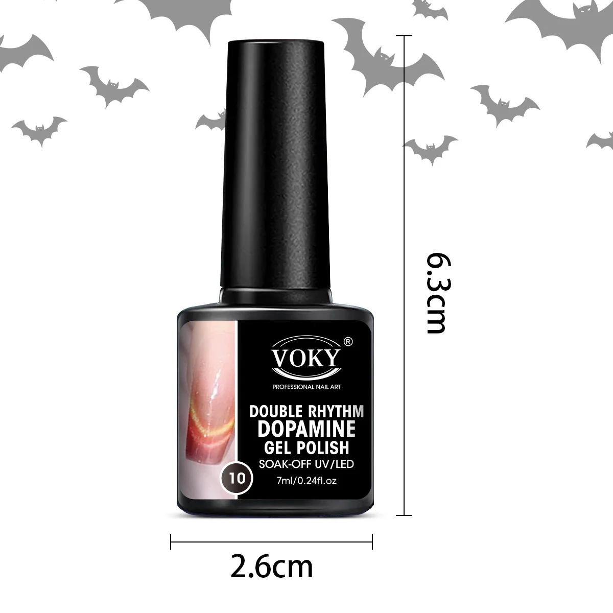 Ensemble de vernis à ongles œil de chat bicolore 7 pièces, comprenant 6 types de vernis à ongles UV + couche de base noire, pour décoration d'ongles personnalisée