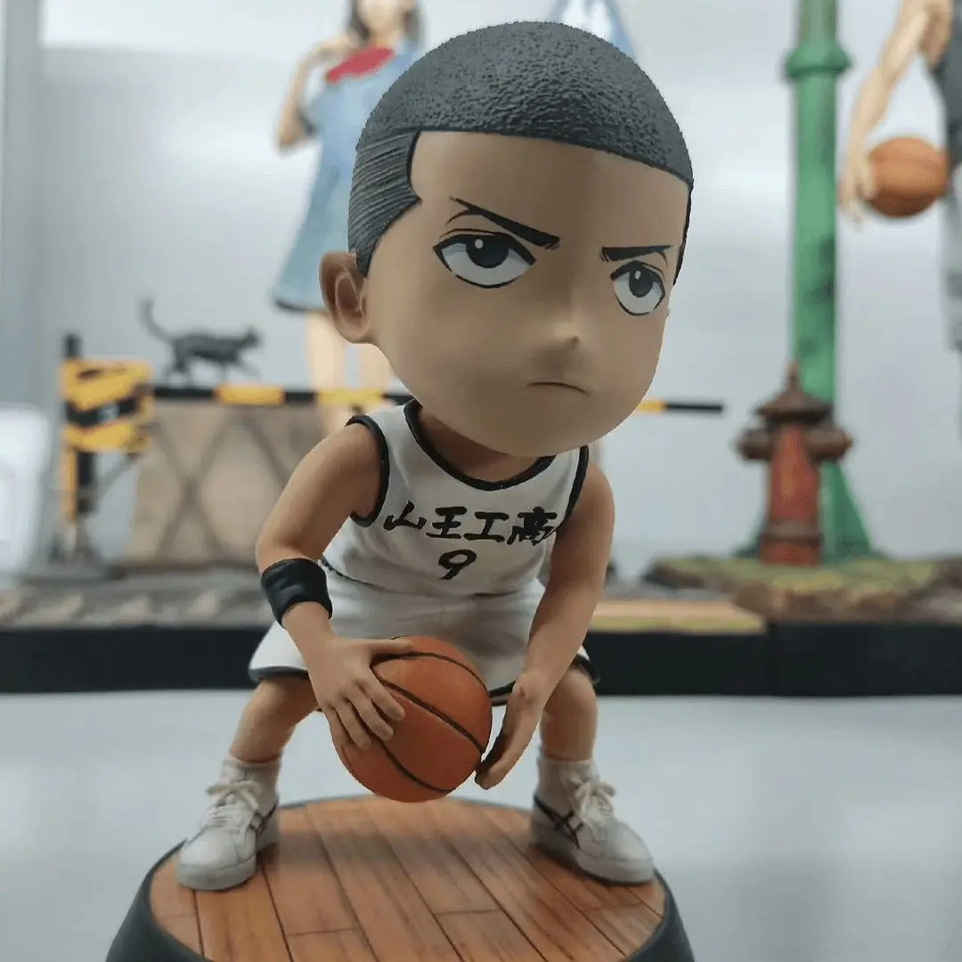 Slam Dunk Figures Sawakita Eiji Figurine Q Version Anime Figure Pvc Statue Model Dolls Collection Desk Ornament Toy Holiday Gift