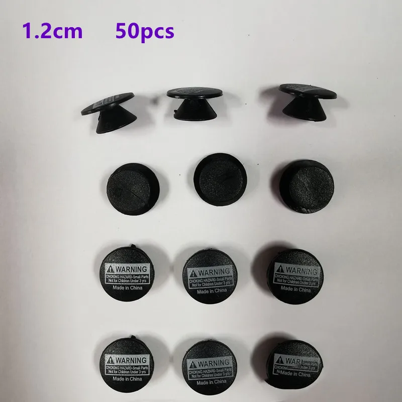 50pcs 100pcs Plastic Buckles 1.2/1.3cm Black Buttons Tapered Buckle Shoe Decorations Shoe Charms Buckles DIY Accessories