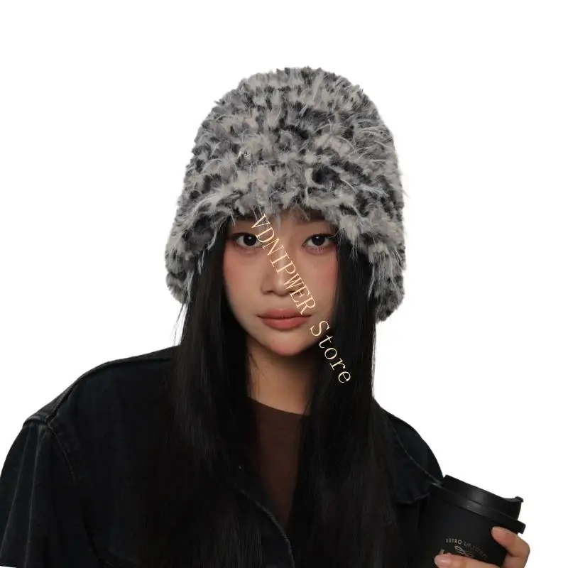دافئ أفخم الصياد قبعة الرجال النساء الشتاء النشاط في الهواء الطلق الأذن حامي الجمجمة قبعة D08E