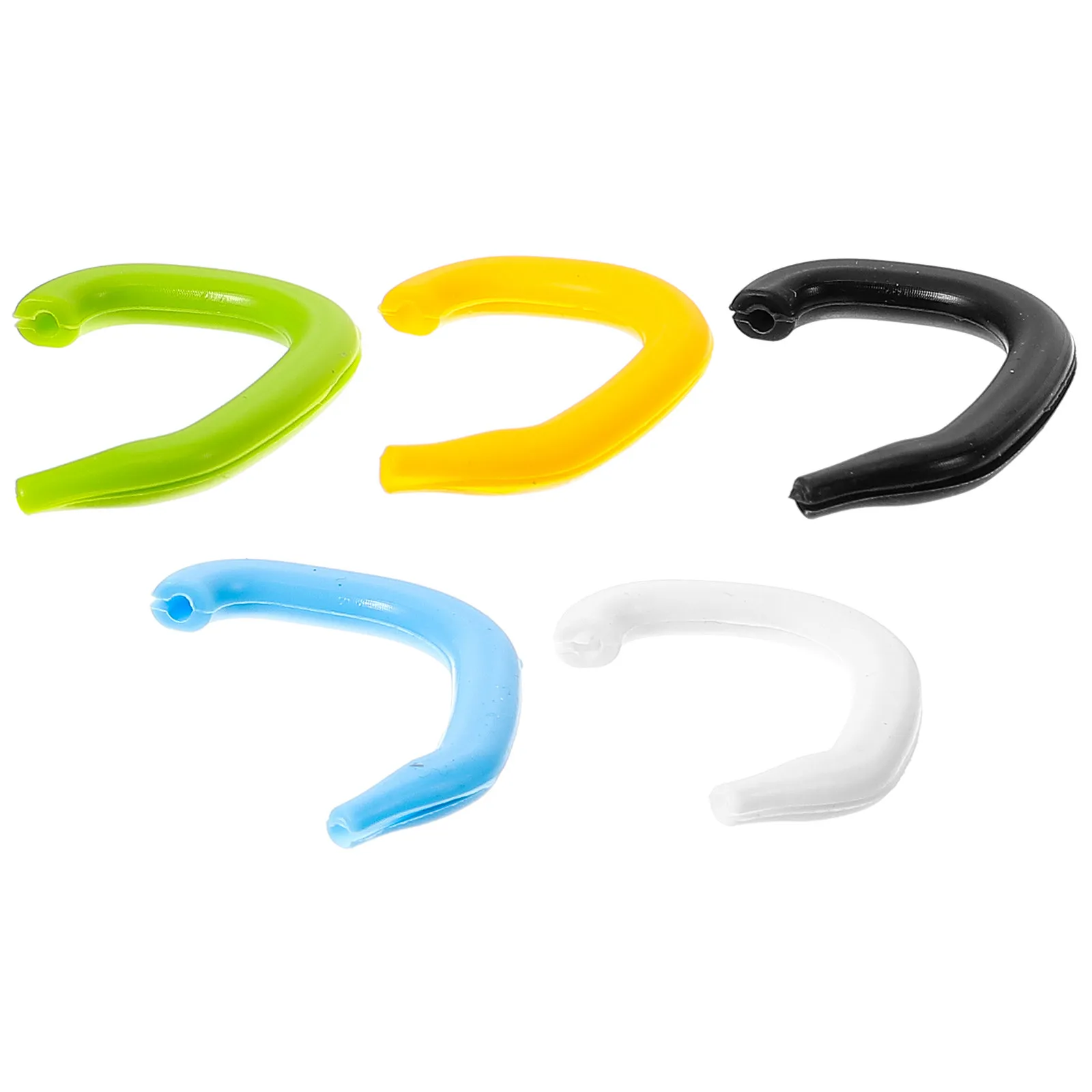 5Pcs Silicone Ear Saver for Masks Flexible Earloop Cover Gentle Skin-Friendly Ear Protection Mask Hanger Anti-Fall Mask